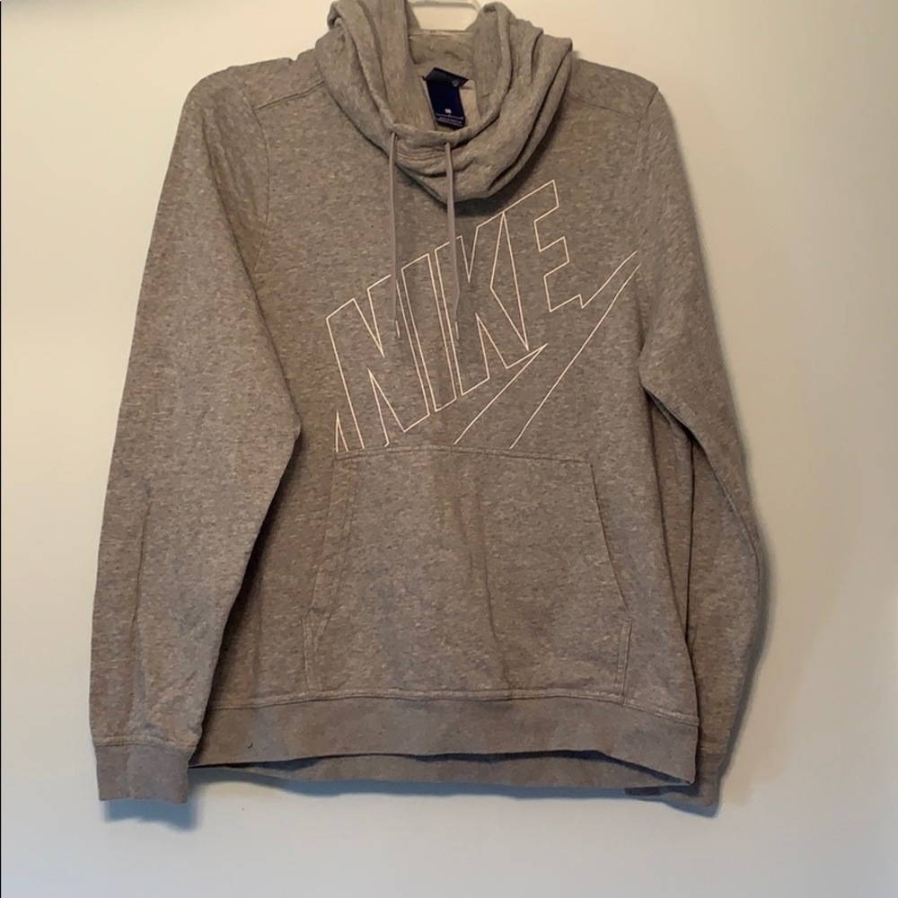 Nike grey high neck sweatshirt